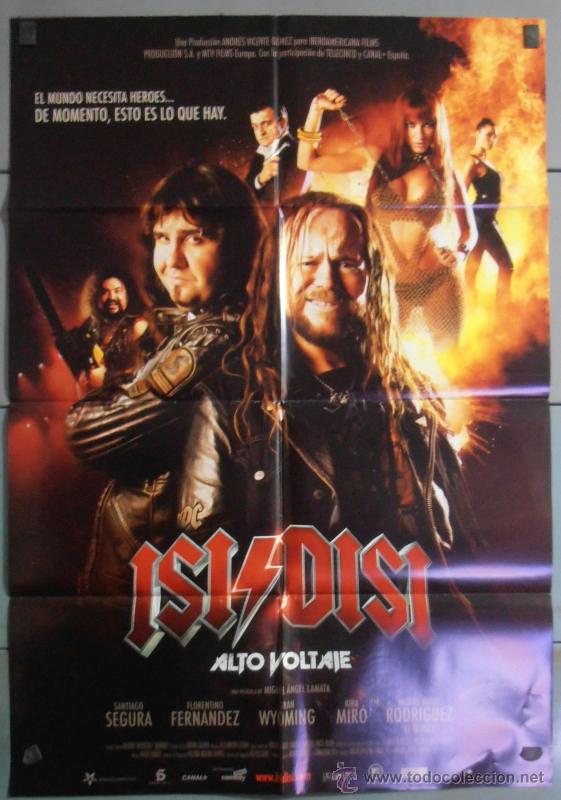 Cin&eacute;ma: ISI SS DISI ALTO VOLTAJE, CARTEL DE CINE ORIGINAL 70x100 APROX (5849)