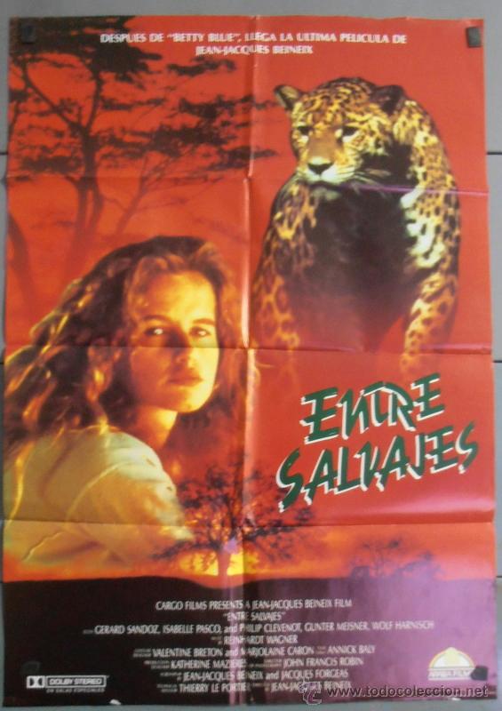 Cinema: ENTRE SALVAJES, CARTEL DE CINE ORIGINAL 70x100 APROX (5975)