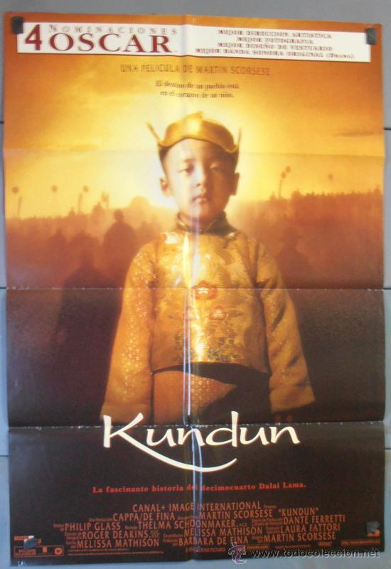 Cinema: KUNDUN, CARTEL DE CINE ORIGINAL 70x100 APROX (6047)