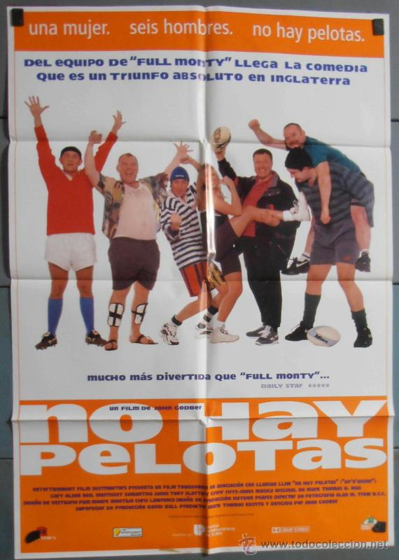 Cin&eacute;ma: NO HAY PELOTAS, CARTEL DE CINE ORIGINAL 70x100 APROX (6063)