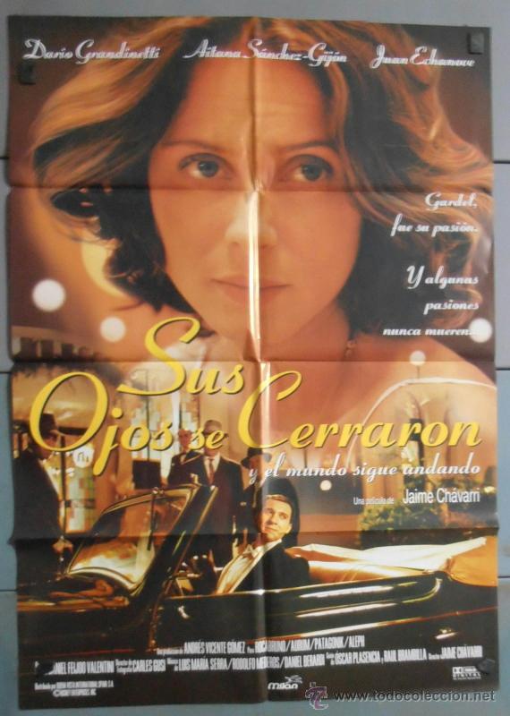 Cin&eacute;ma: SUS OJOS SE CERRARON, CARTEL DE CINE ORIGINAL 70x100 APROX (6094)