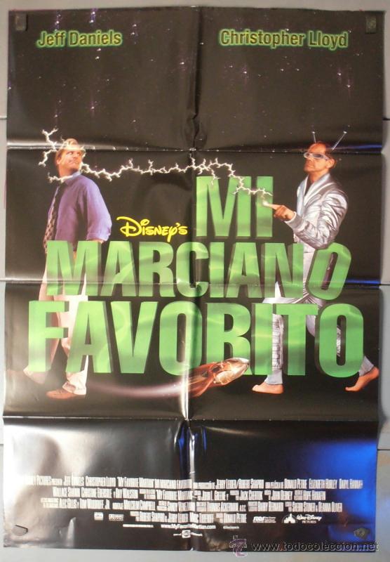 Cin&eacute;ma: MI MARCIANO FAVORITO, CARTEL DE CINE ORIGINAL 70x100 APROX (6379)