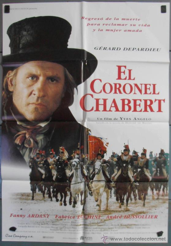 Cinema: EL CORONEL CHABERT, CARTEL DE CINE ORIGINAL 70x100 APROX (6500)