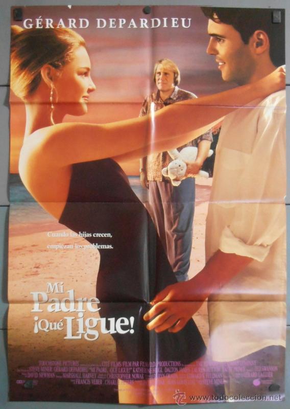 Cine: MI PADRE &iexcl;QUE LIGUE!,GERARD DEPARDIEU CARTEL DE CINE ORIGINAL 70x100 APROX (6749)