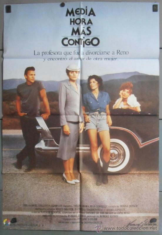 Cine: MEDIA HORA MAS CONTIGO, CARTEL DE CINE ORIGINAL 70x100 APROX (6870)