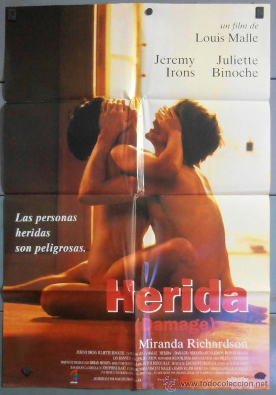 Cin&eacute;ma: HERIDA, CARTEL DE CINE ORIGINAL 70x100 APROX (6898)