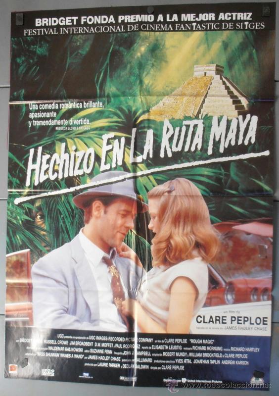 Cine: HECHIZO EN LA RUTA MAYA, CARTEL DE CINE ORIGINAL 70x100 APROX (6924)