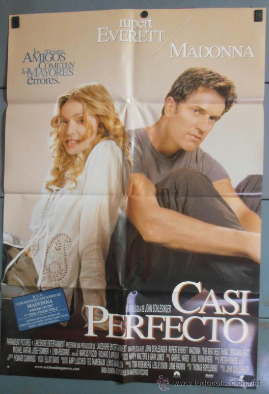 Cine: CASI PERFECTO, CARTEL DE CINE ORIGINAL 70x100 APROX (7033)