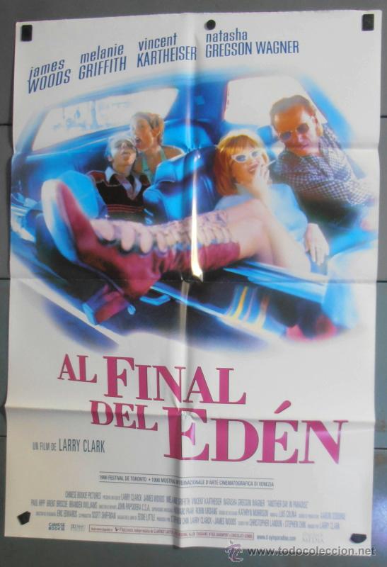 Cine: AL FINAL DEL EDEN, CARTEL DE CINE ORIGINAL 70x100 APROX (7037)
