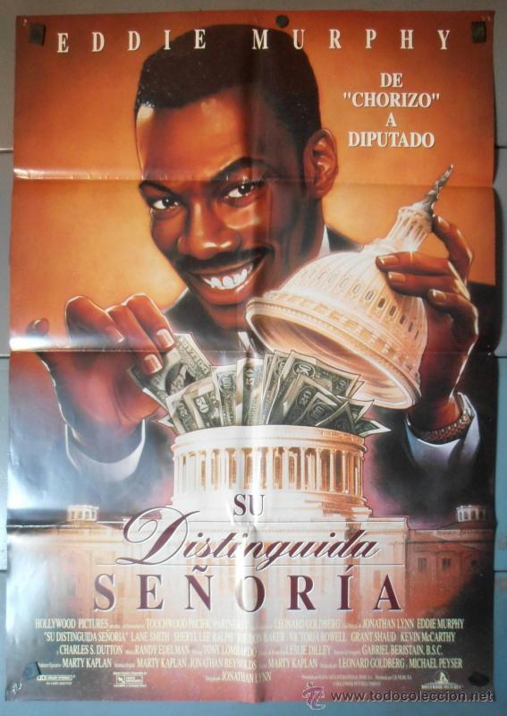 Cine: SU DISTINGUIDA SE&Ntilde;ORIA, CARTEL DE CINE ORIGINAL 70x100 APROX (7238)