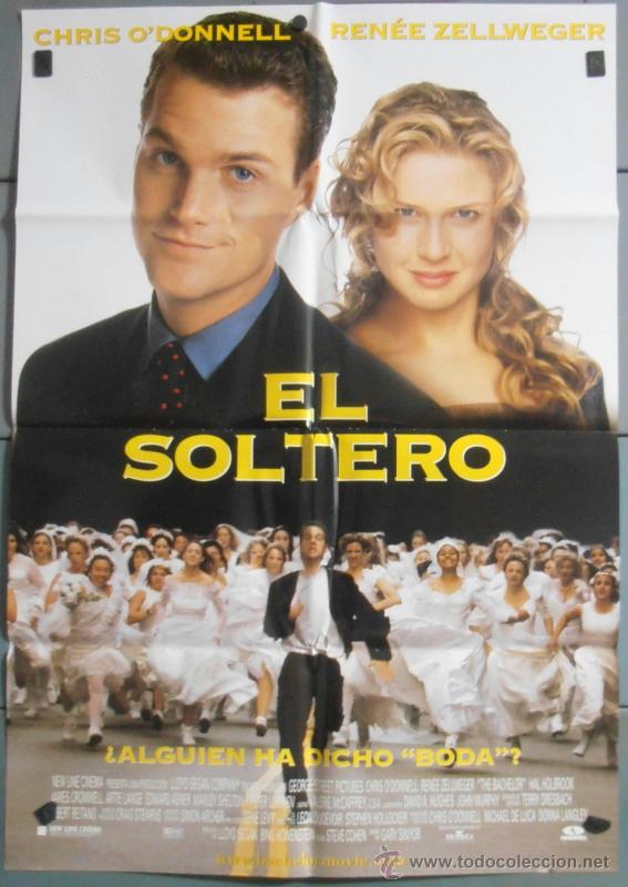 Cinema: EL SOLTERO, CARTEL DE CINE ORIGINAL 70x100 APROX (7299)