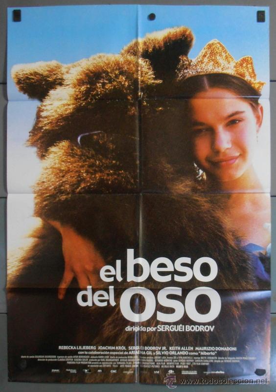 Cine: EL BESO DEL OSO, CARTEL DE CINE ORIGINAL 70x100 APROX (7390)