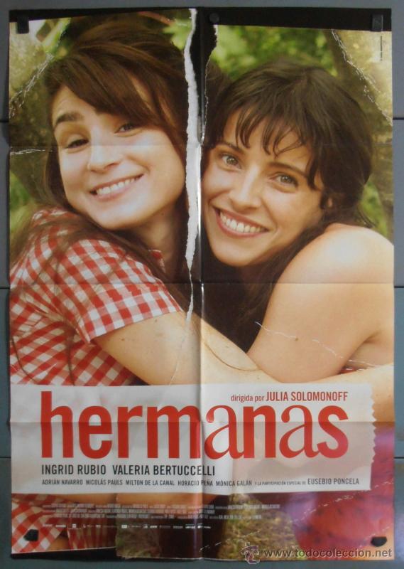 Cine: HERMANAS, CARTEL DE CINE ORIGINAL 70x100 APROX (7403)