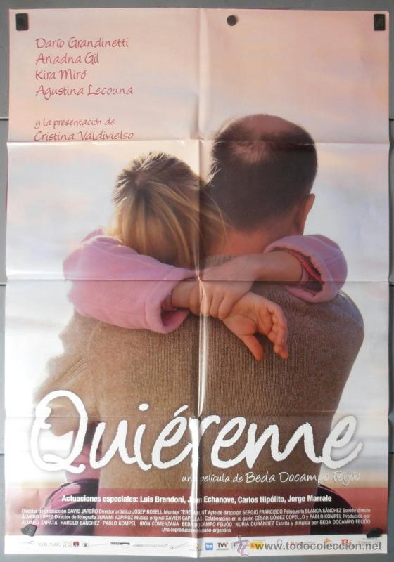 Cin&eacute;ma: QUIEREME, CARTEL DE CINE ORIGINAL 70x100 APROX (7655)