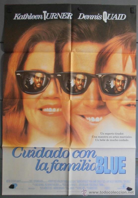Cine: CUIDADO CON LA FAMILIA BLUE, CARTEL DE CINE ORIGINAL 70x100 APROX (7750)