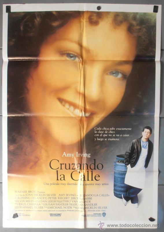 Cine: CRUZANDO LA CALLE, CARTEL DE CINE ORIGINAL 70x100 APROX (7767)