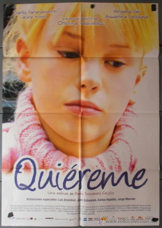 Cin&eacute;ma: QUIEREME, CARTEL DE CINE ORIGINAL 70x100 APROX (8084)