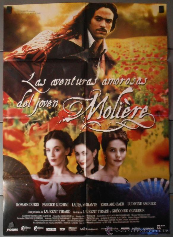 Cin&eacute;ma: LAS AVENTURAS AMOROSAS DEL JOVEN MOLIERE, CARTEL DE CINE ORIGINAL 70x100 APROX (8107)