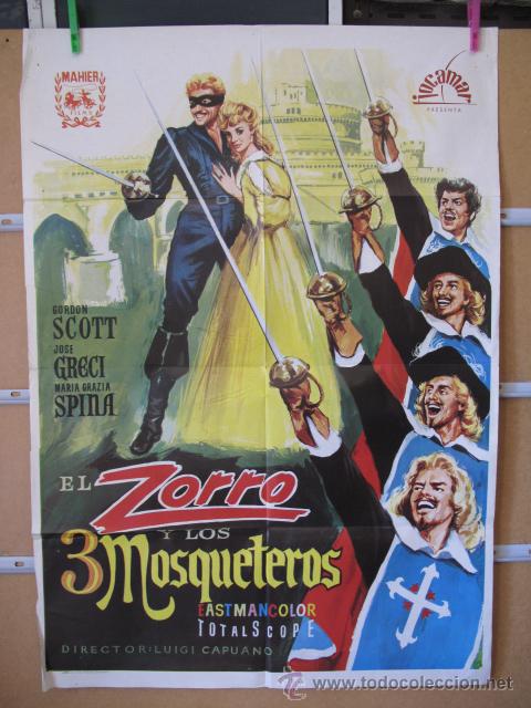 Cin&eacute;ma: EL ZORRO Y LOS 3 MOSQUETEROS