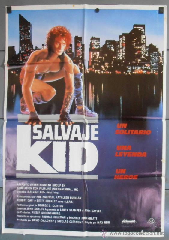 Cinema: SALVAJE KID, CARTEL DE CINE ORIGINAL 70x100 APROX (8949)