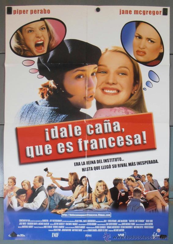 Kino: &iexcl;DALE CA&Ntilde;A QUE ES FRANCESA!, CARTEL DE CINE ORIGINAL 70x100 APROX (9311)