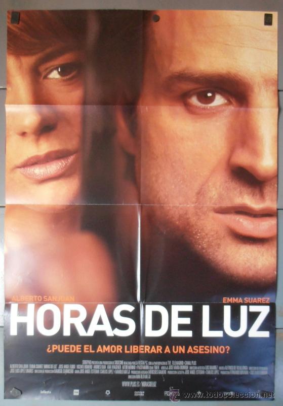 Cine: HORAS DE LUZ, CARTEL DE CINE ORIGINAL 70x100 APROX (9335)