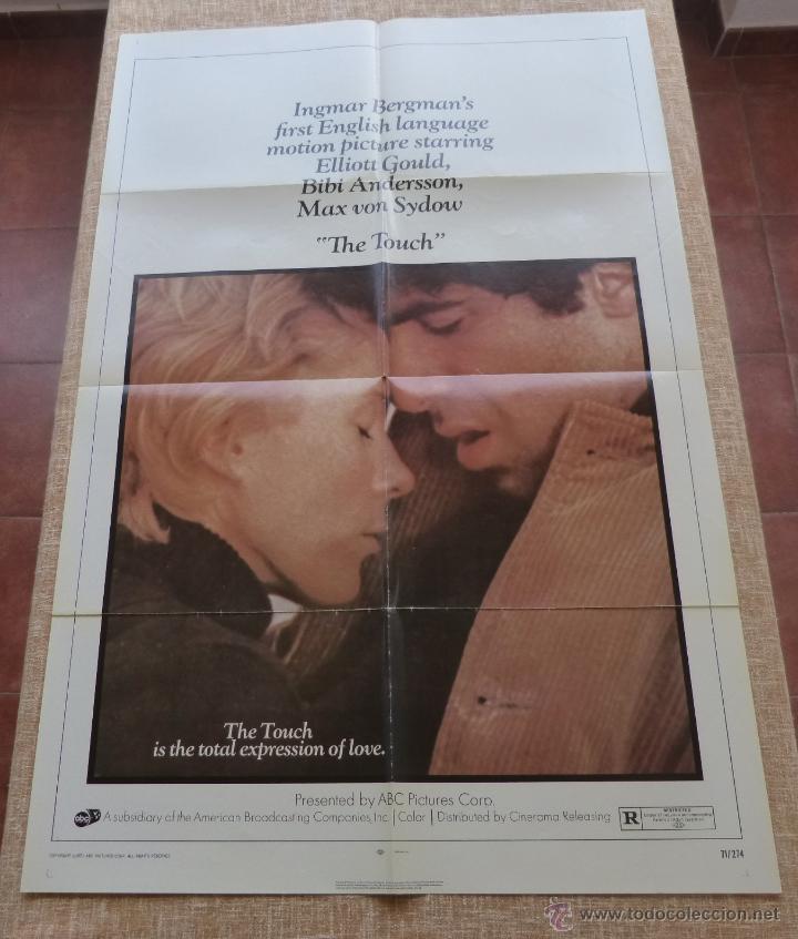 Cinema: The Touch P&oacute;ster original de la pel&iacute;cula, Original, Doblado, a&ntilde;o 1971, Elliott Gould, Hecho en U.S.A