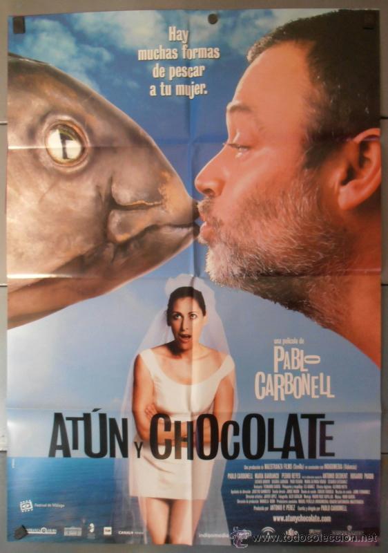Kino: ATUN Y CHOCOLATE, CARTEL DE CINE ORIGINAL 70x100 APROX (9420)