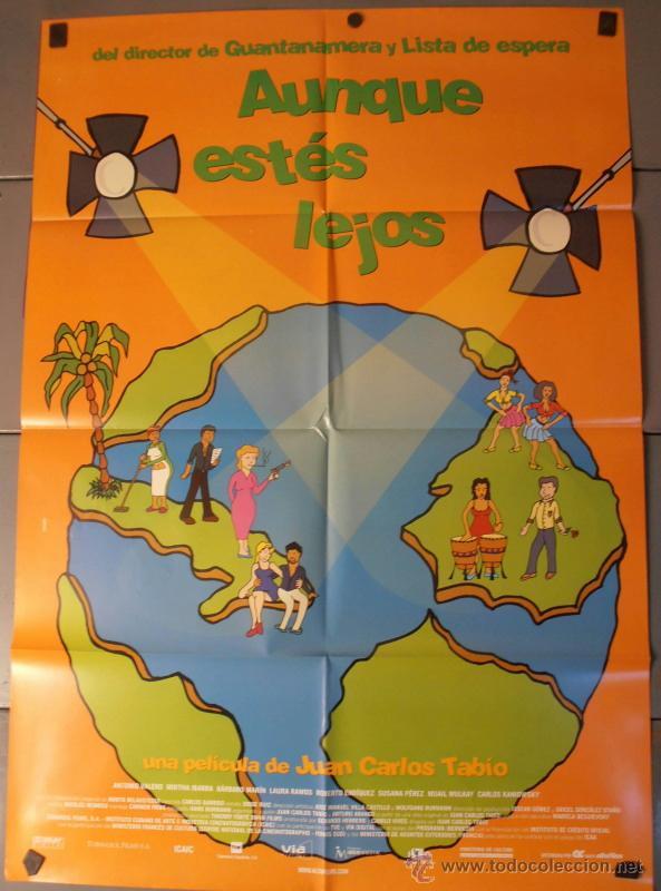 Kino: AUNQUE ESTES LEJOS, CARTEL DE CINE ORIGINAL 70x100 APROX (9510)