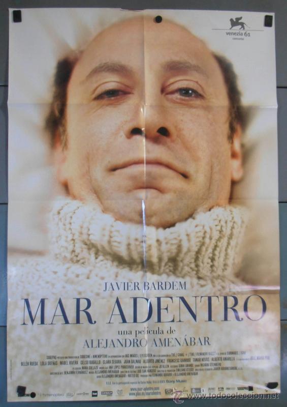 Cin&eacute;ma: MAR ADENTRO, CARTEL DE CINE ORIGINAL 70x100 APROX (9624)
