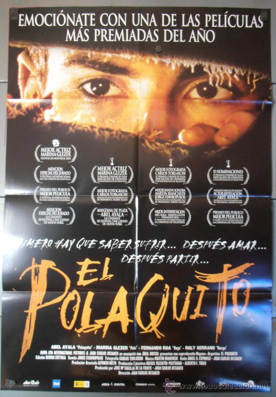 Cin&eacute;ma: EL POLAQUITO, CARTEL DE CINE ORIGINAL 70x100 APROX (9739)