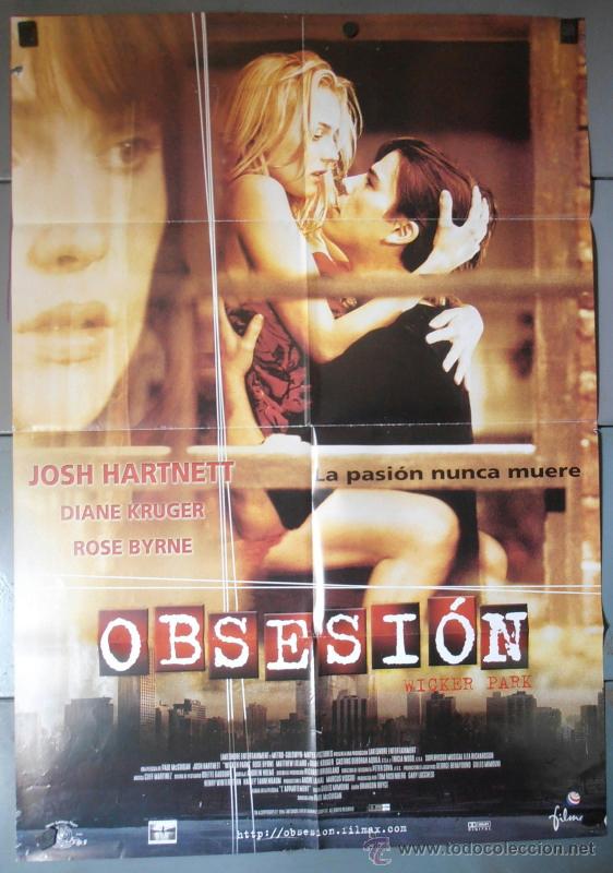 Cin&eacute;ma: OBSESION, CARTEL DE CINE ORIGINAL 70x100 APROX (10204)