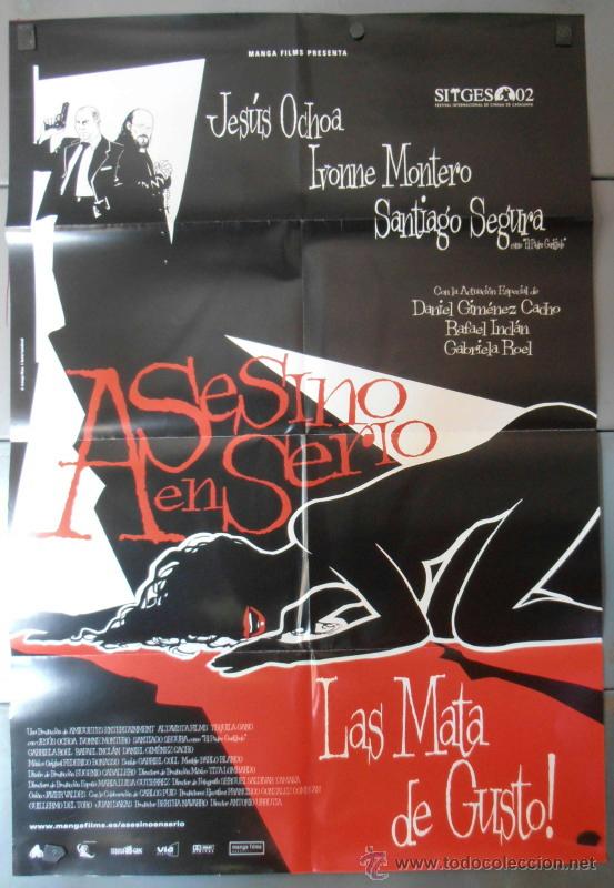 Cin&eacute;ma: ASESINO EN SERIO, CARTEL DE CINE ORIGINAL 70x100 APROX (10247)