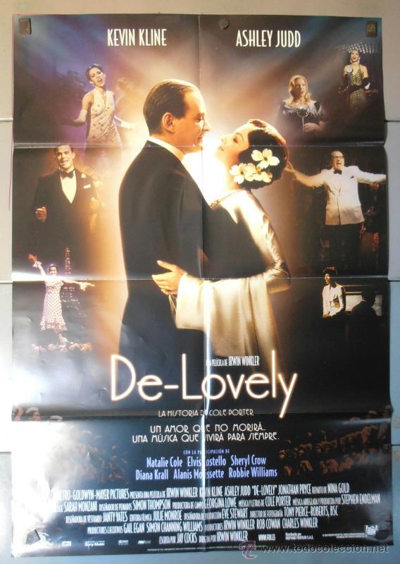 Cin&eacute;ma: DE-LOVELY, CARTEL DE CINE ORIGINAL 70x100 APROX (9923)