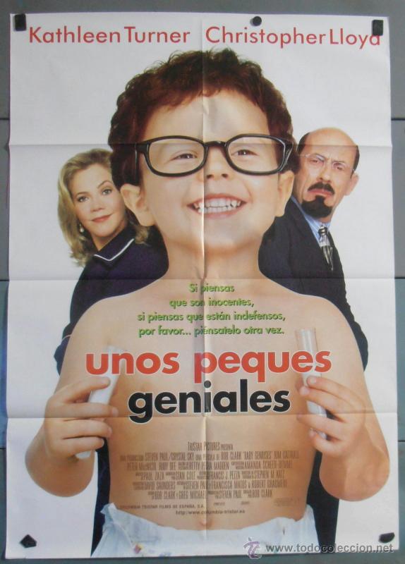 Cin&eacute;ma: UNOS PEQUES GENIALES, CARTEL DE CINE ORIGINAL 70x100 APROX (9949)