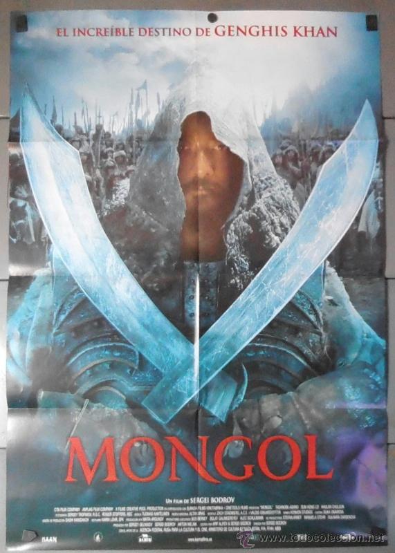 Cinema: MONGOL, CARTEL DE CINE ORIGINAL 70x100 APROX (10386)
