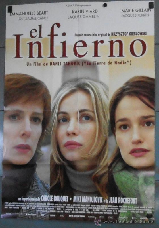 Cinema: EL INFIERNO, CARTEL DE CINE ORIGINAL 70x100 APROX (10464)