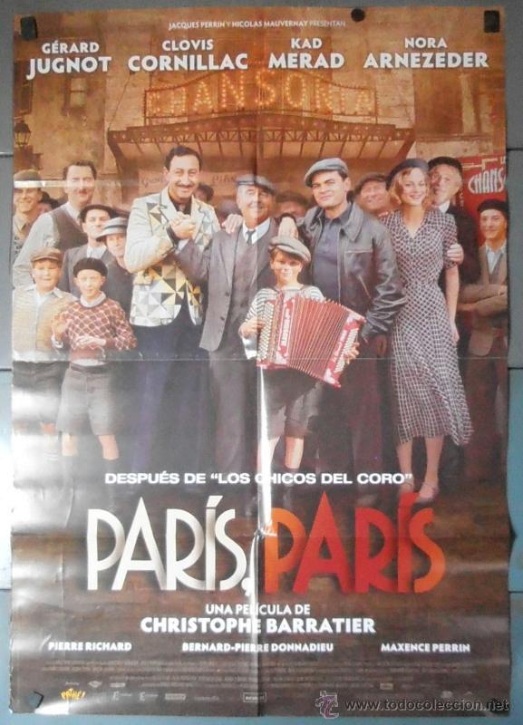 Cine: PAR&Iacute;S, PAR&Iacute;S, CARTEL DE CINE ORIGINAL 70x100 APROX (10583)