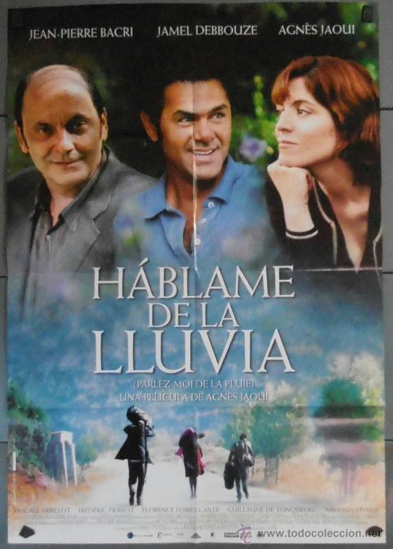 Cine: H&Aacute;BLAME DE LA LLUVIA, CARTEL DE CINE ORIGINAL 70x100 APROX (10638)