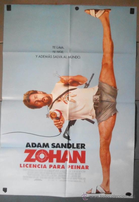 Cine: ZOHAN. LICENCIA PARA PEINAR., CARTEL DE CINE ORIGINAL 70x100 APROX (10729)