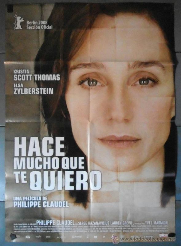 Cinema: HACE MUCHO QUE TE QUIERO, CARTEL DE CINE ORIGINAL 70x100 APROX (10735)