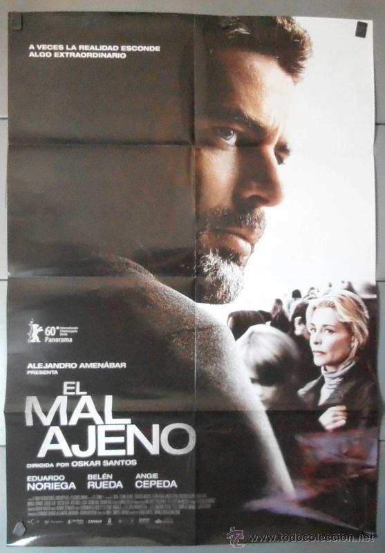 Cinema: EL MAL AJENO, CARTEL DE CINE ORIGINAL 70x100 APROX (10794)