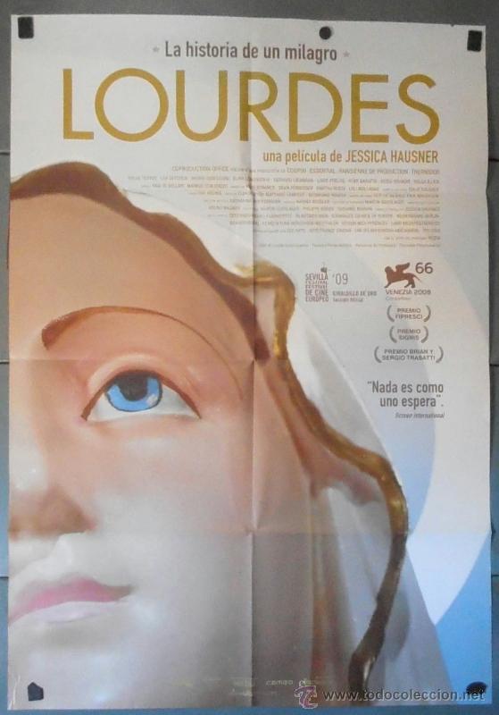 Cinema: LOURDES, CARTEL DE CINE ORIGINAL 70x100 APROX (10900)