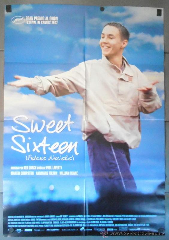Cine: SWEET SIXTEEN, CARTEL DE CINE ORIGINAL 70x100 APROX (10916)