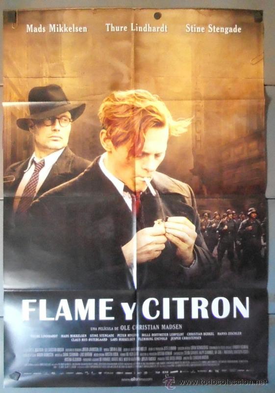 Cinema: FLAME Y CITRON, CARTEL DE CINE ORIGINAL 70x100 APROX (11027)