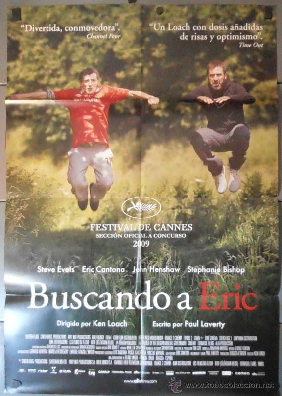 Cine: BUSCANDO A ERIC, CARTEL DE CINE ORIGINAL 70x100 APROX (11121)