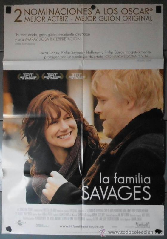 Cine: LA FAMILIA SAVAGES, CARTEL DE CINE ORIGINAL 70x100 APROX (11151)