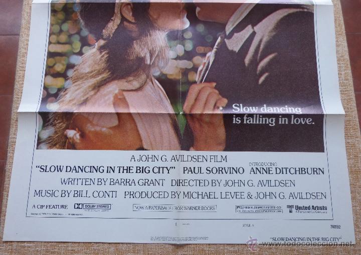 slow dancing in the big city póster original de - Comprar Carteles y ...