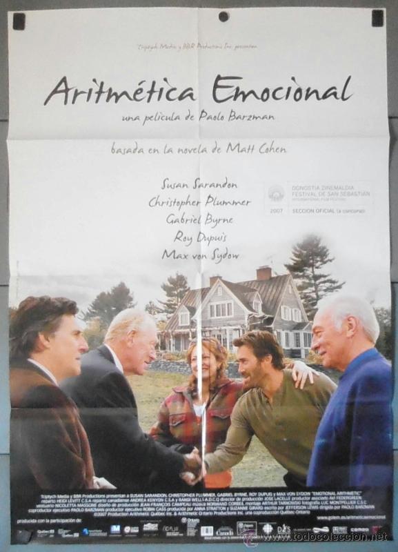 Cine: ARITM&Eacute;TICA EMOCIONAL, CARTEL DE CINE ORIGINAL 70x100 APROX (11216)