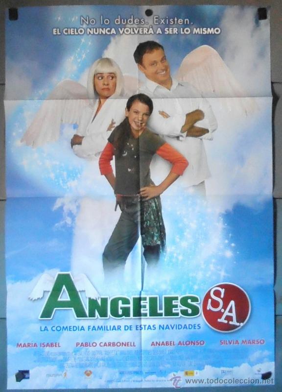 Cine: &Aacute;NGELES S.A., CARTEL DE CINE ORIGINAL 70x100 APROX (11266)